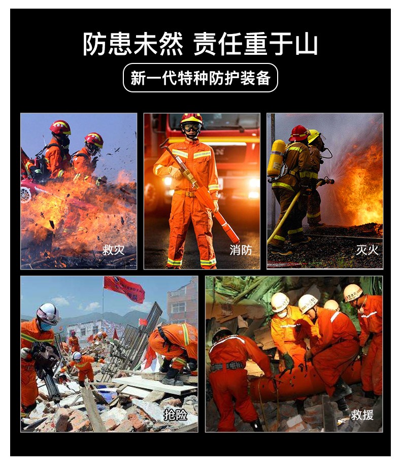 反光條純棉工作服男防阻燃焊接防護服工廠(chǎng)車(chē)間加厚消防勞保服(圖8)