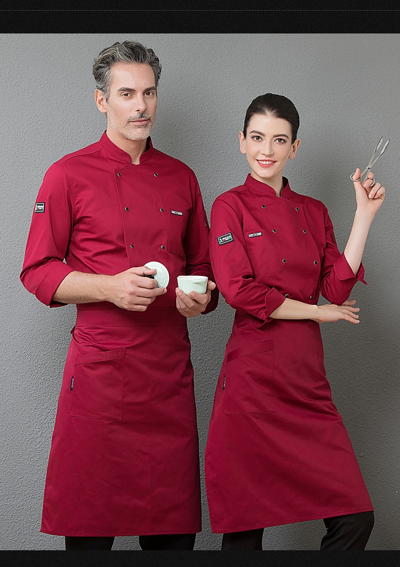 廚師工作服男長(cháng)袖定制logo印字秋冬廚師服加肥加大xxxxxl超大大碼(圖21)