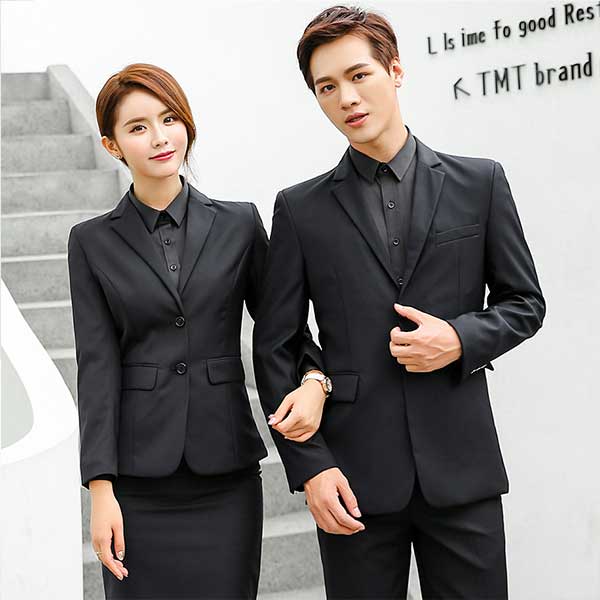定制男女西裝同款套裝 商務(wù)正裝職業(yè)套裝企業(yè)制服西服套裝可LOGO定制(圖5)