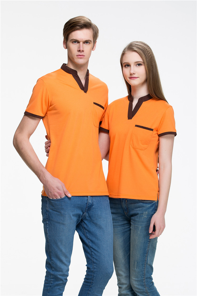 翻領(lǐng)工作服定做POLO衫定制短袖t恤文化廣告衫DIY企業(yè)團體服印logo(圖8)