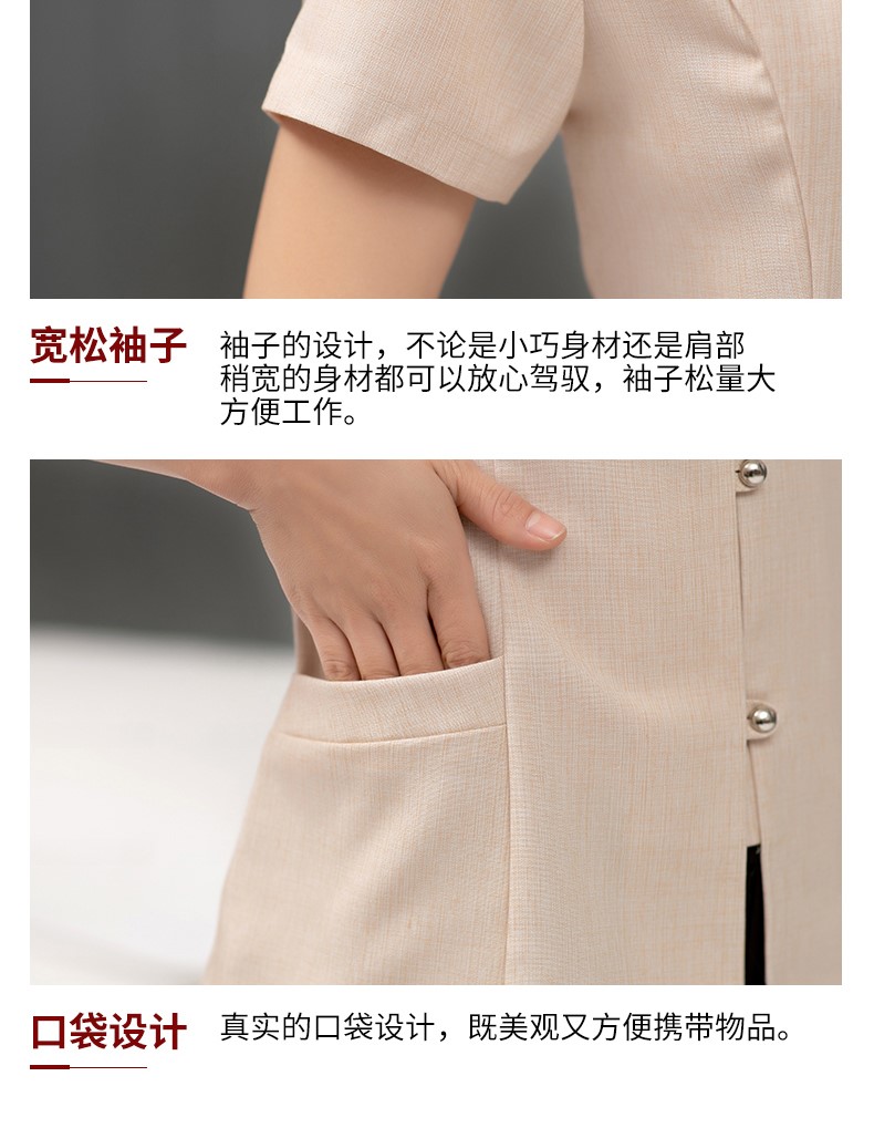 酒店保潔工作服夏裝賓館客房定制清潔阿姨家政PA短袖保潔服套裝女(圖15)