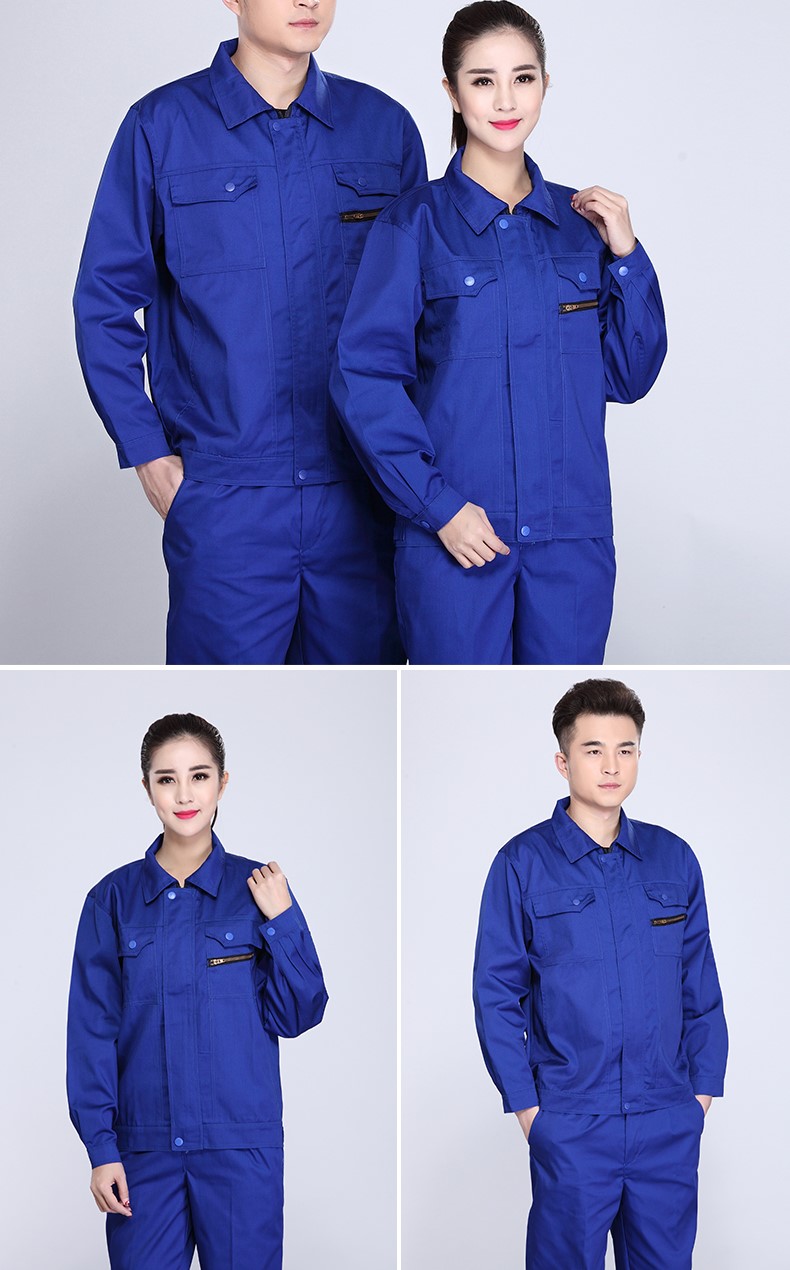 春秋長(cháng)袖防靜電工作服套裝男耐磨電工勞保服電子廠(chǎng)工廠(chǎng)車(chē)間加油站(圖13)