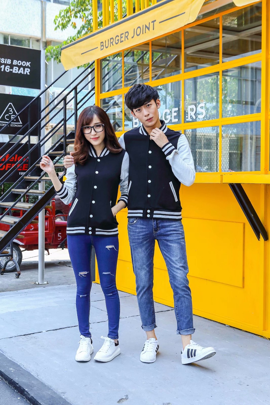 衛衣定制印字logo班服同學(xué)聚會(huì )團體工作服連帽拉鏈外套加絨刺繡(圖35)