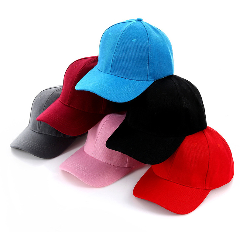 棒球帽定制工廠(chǎng)純色活動(dòng)帽定做成人棉質(zhì)鴨舌帽定做三明治廣告帽子(圖20)