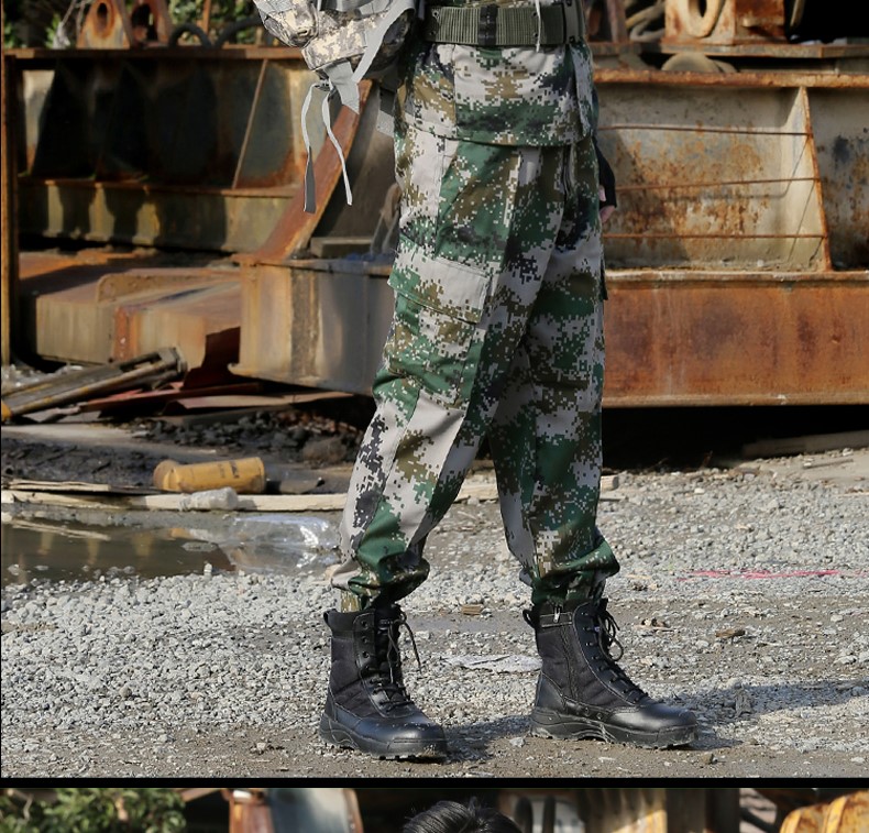 正品男荒漠迷彩服夏春秋季作訓服叢林單褲子通用叢林林地城市數碼(圖8)