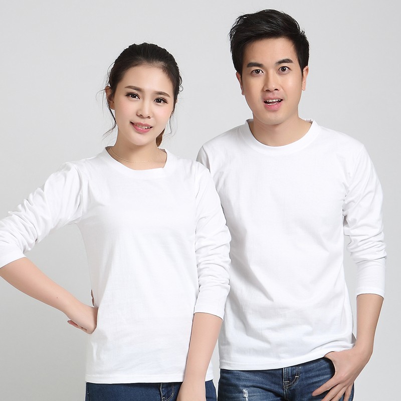長(cháng)袖廣告衫定制工作服T恤同學(xué)會(huì )圓領(lǐng)純棉polo衫印字logo文化衫(圖26)