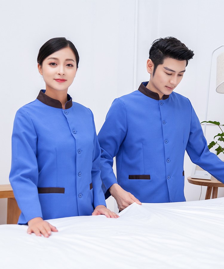 定制酒店保潔服長(cháng)袖高檔家政小區物業(yè)做衛生女阿姨秋冬套裝(圖16)