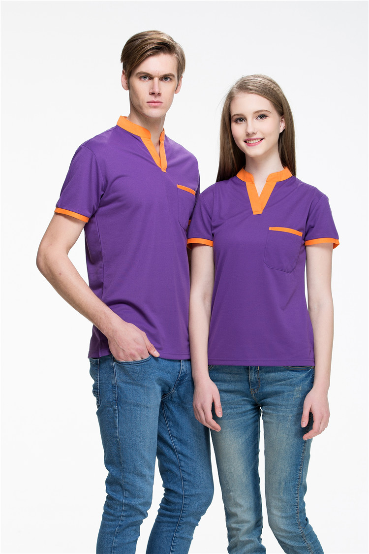 翻領(lǐng)工作服定做POLO衫定制短袖t恤文化廣告衫DIY企業(yè)團體服印logo(圖12)
