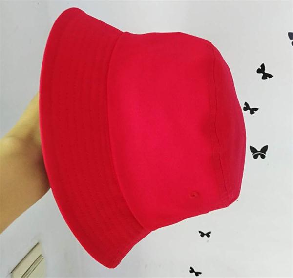 定做漁夫帽子男女純棉高質(zhì)量韓版刺繡logo潮團隊印字包郵定制盆帽(圖12)
