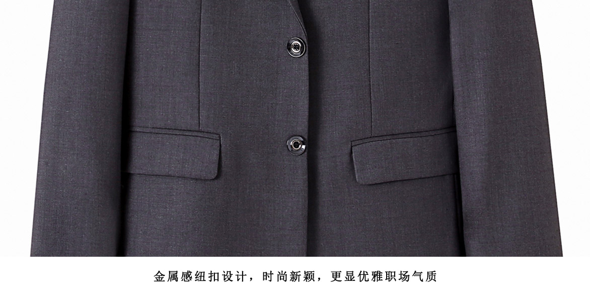 171#男女西裝套裝灰色(圖8)