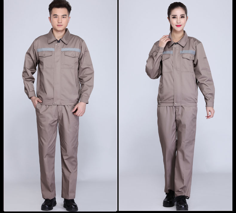 園林綠化工作服套裝男士春秋反光條環(huán)衛服工程服定制反光條勞保服(圖27)