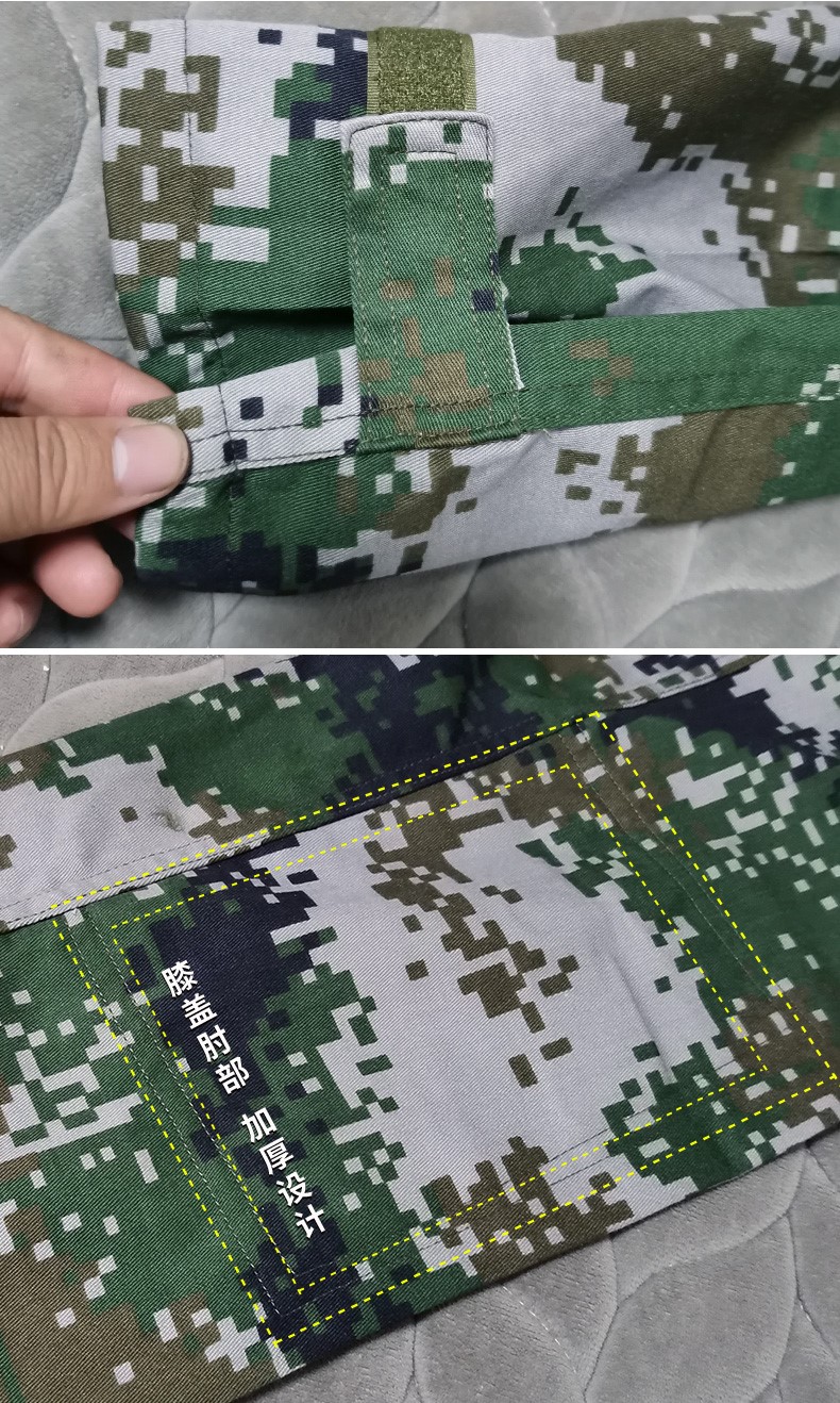 荒漠迷彩服套裝男正品軍工防靜電特種兵火箭軍軍裝叢林作訓服冬季(圖26)