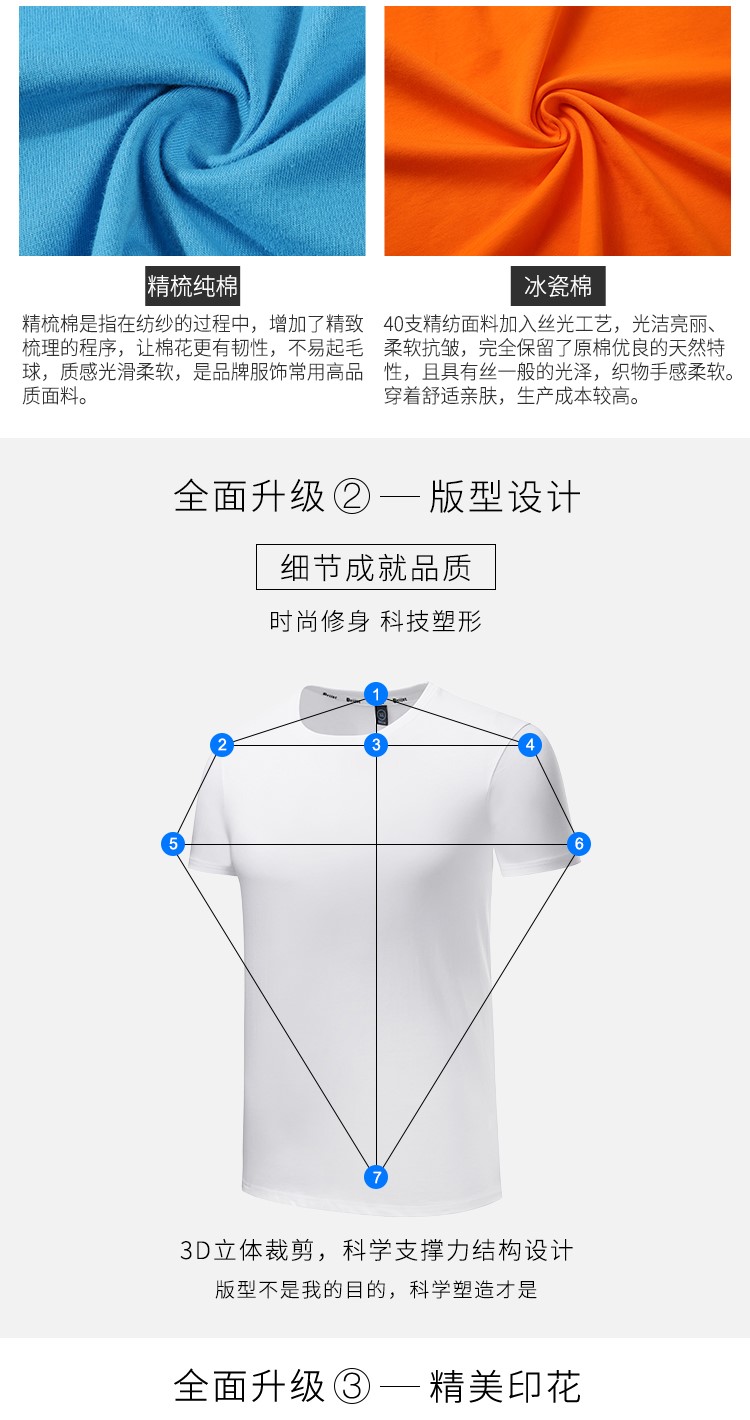 定制t恤團體衣服團建廣告衫服裝短袖工作服diy印字logo圖班服定做(圖4)