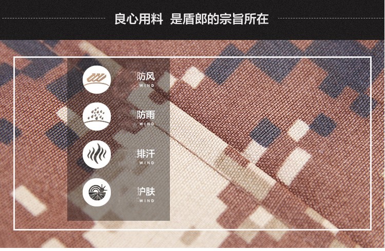 荒漠沙漠大衣加厚迷彩大衣冬季軍大衣迷彩棉服防寒作訓服棉大衣(圖4)