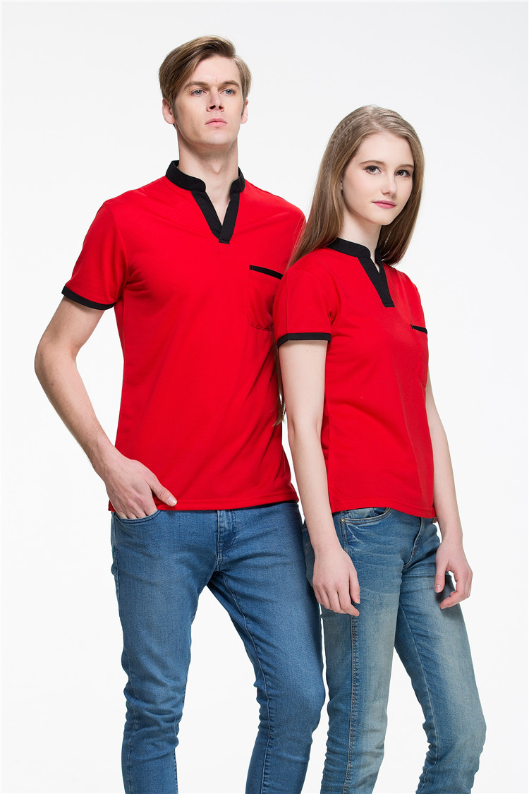 翻領(lǐng)工作服定做POLO衫定制短袖t恤文化廣告衫DIY企業(yè)團體服印logo(圖6)
