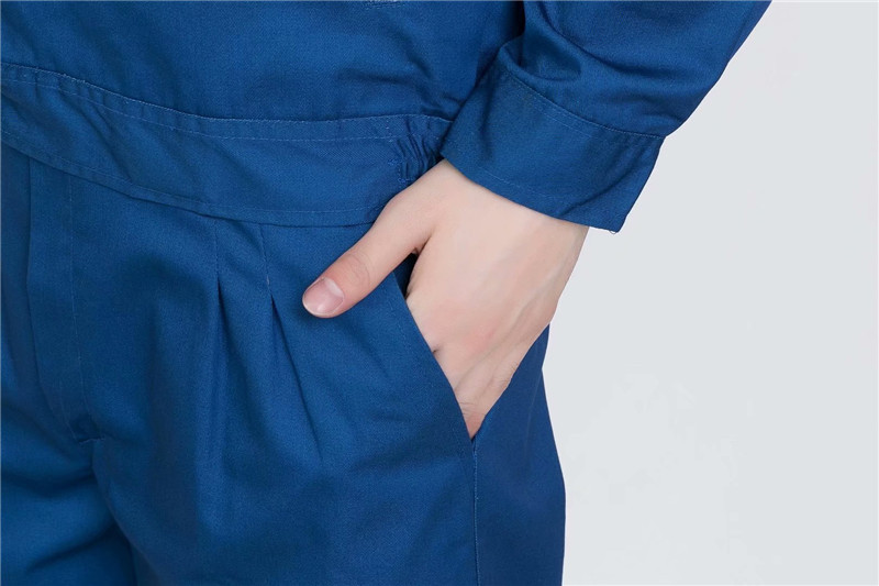 長(cháng)袖工作服套裝男定制印字團購春秋工裝車(chē)間廠(chǎng)服耐磨汽修服勞(圖6)