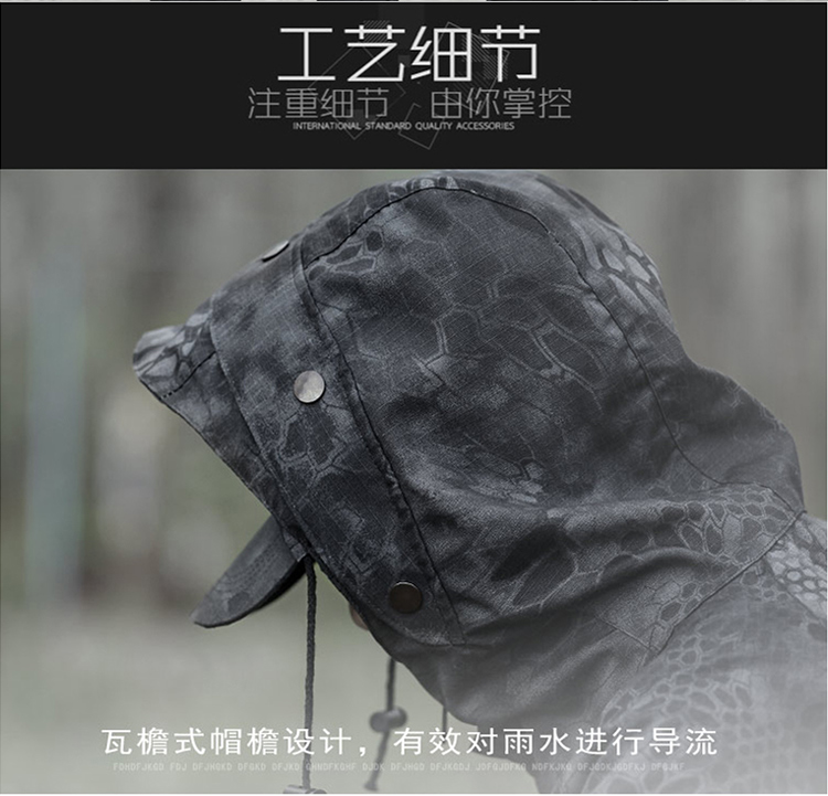 冬季荒漠蟒紋迷彩服軍裝套裝男戶(hù)外特種兵作訓服加絨防風(fēng)戰術(shù)外套(圖21)