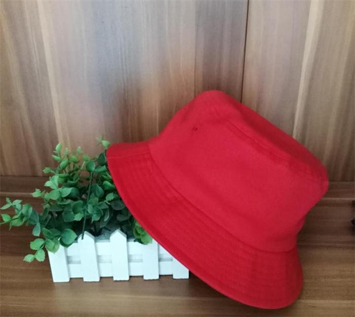 定做漁夫帽子男女純棉高質(zhì)量韓版刺繡logo潮團隊印字包郵定制盆帽(圖11)