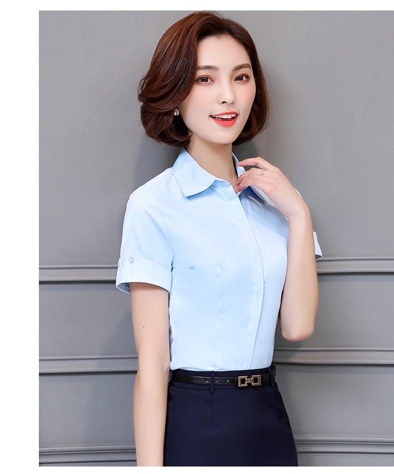 YNZ-921#時(shí)尚短袖女襯衫(圖7)