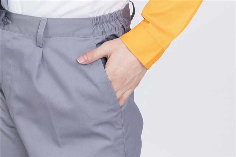 長(cháng)袖拼色工作服套裝男定制印字救援服勞保上衣汽修服工地車(chē)間(圖13)