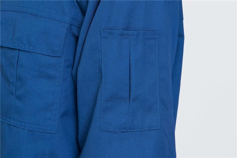 長(cháng)袖工作服套裝男定制印字團購春秋工裝車(chē)間廠(chǎng)服耐磨汽修服勞(圖10)