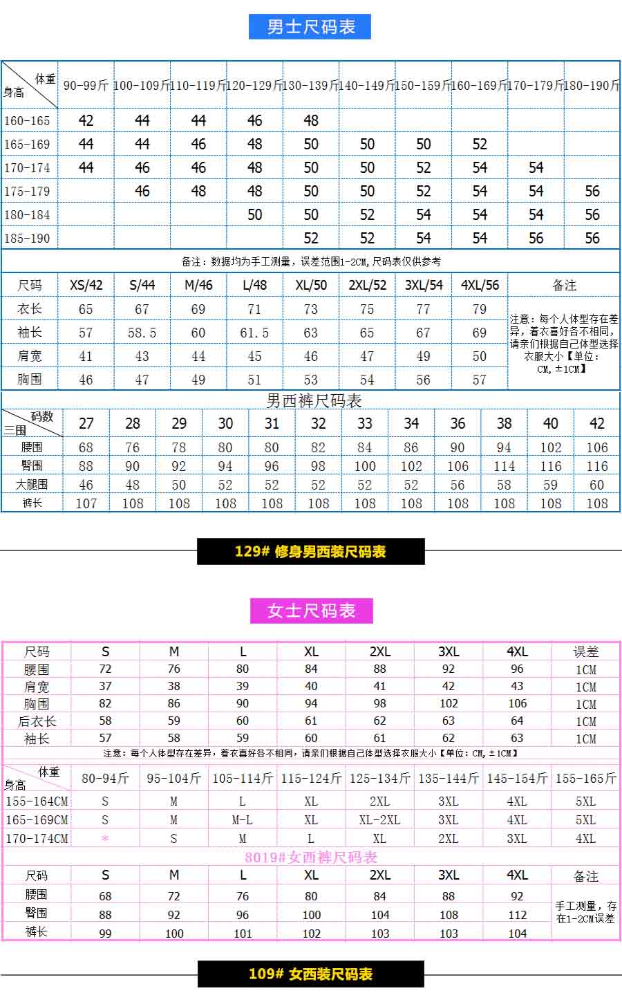 寶藍色158#男女款西裝(圖4)