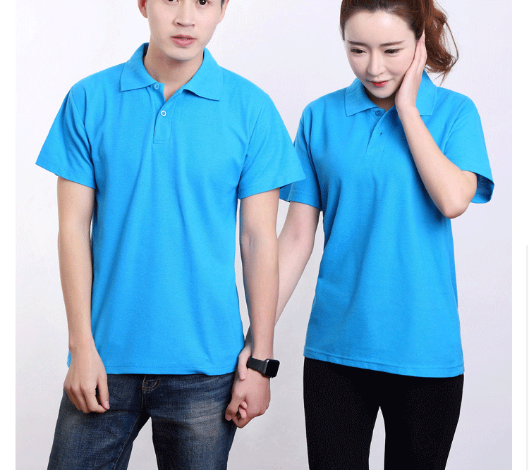 純棉圓領(lǐng)短袖廣告衫T恤diy工作服定制團體服印logo班服文化衫定制(圖37)