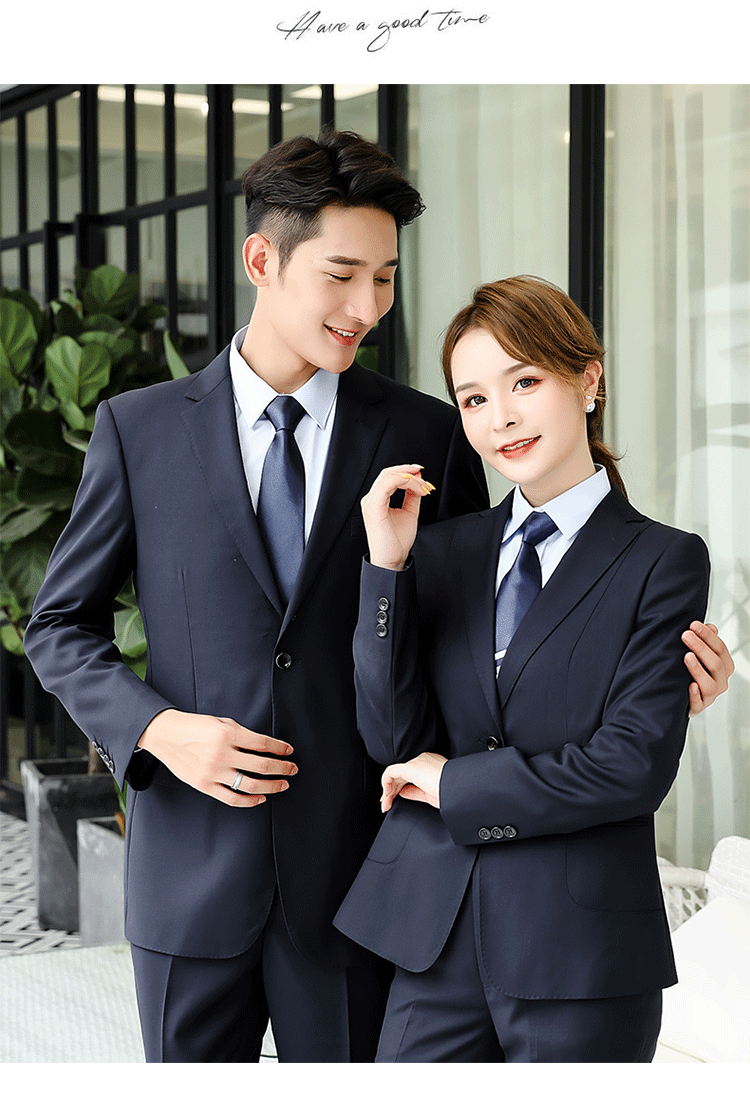 6701# 藏青色70%羊毛料男女西裝(圖10)