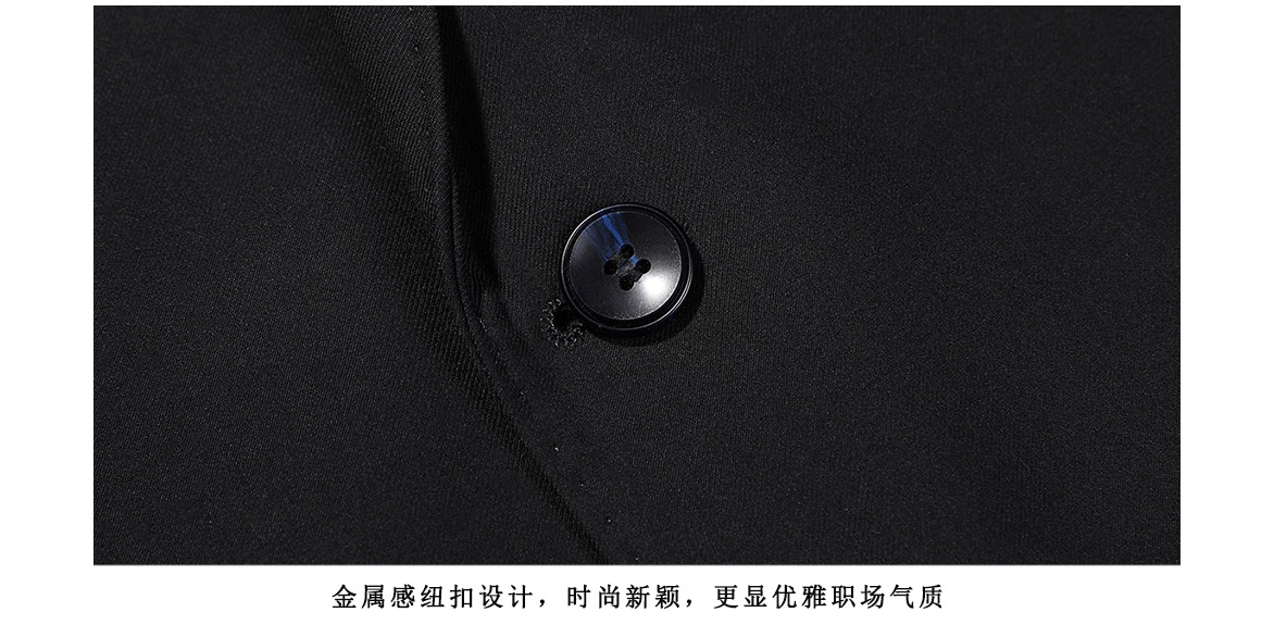 CQ666#男女西裝套裝高檔仿毛嗶嘰(圖6)