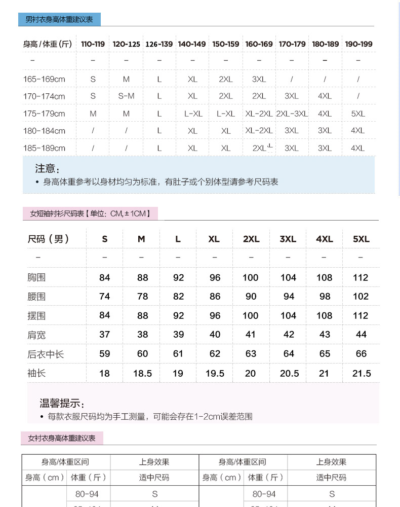 1888-品牌免燙彈力96%棉-男女同款短袖 3色(圖8)