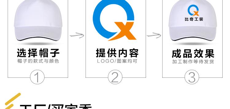 幼兒園兒童帽子定制logo印字DIY小學(xué)生安全小黃帽廣告活動(dòng)遮陽(yáng)帽(圖31)