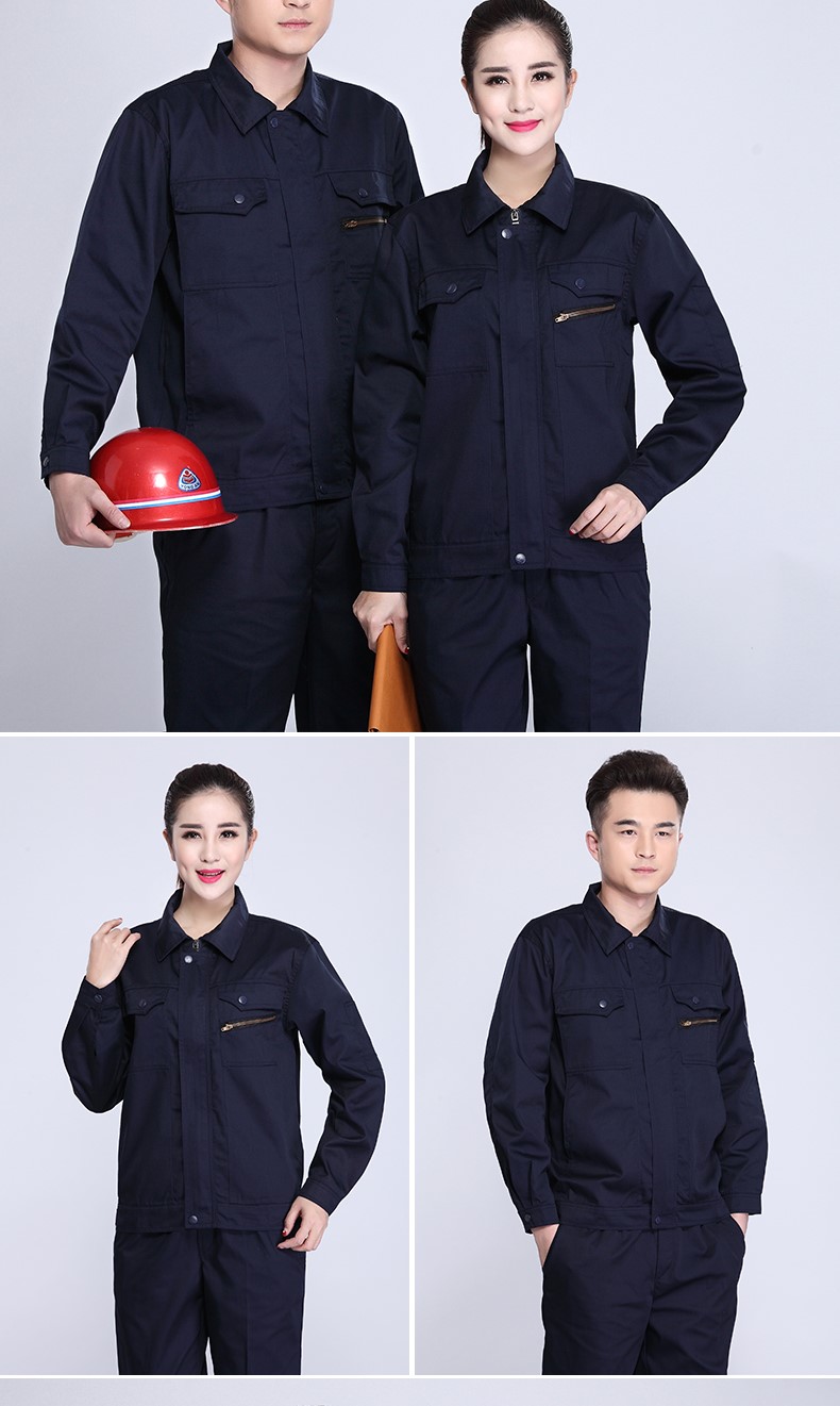春秋長(cháng)袖防靜電工作服套裝男耐磨電工勞保服電子廠(chǎng)工廠(chǎng)車(chē)間加油站(圖15)