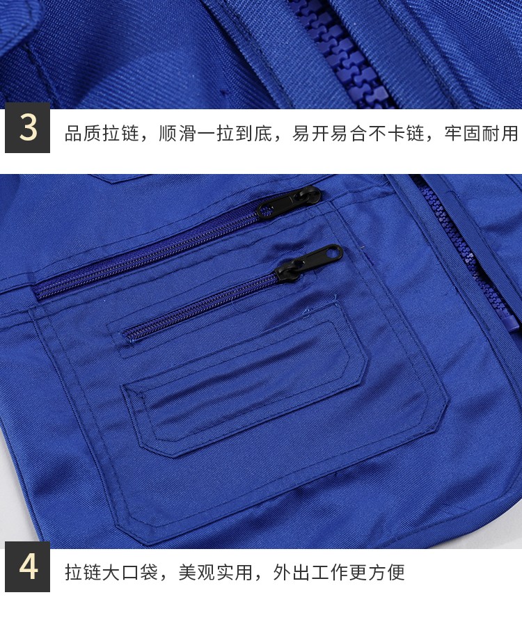 專(zhuān)業(yè)攝影釣魚(yú)背心戶(hù)外多口袋馬甲定制印logo訂制記者男女坎肩馬夾(圖12)