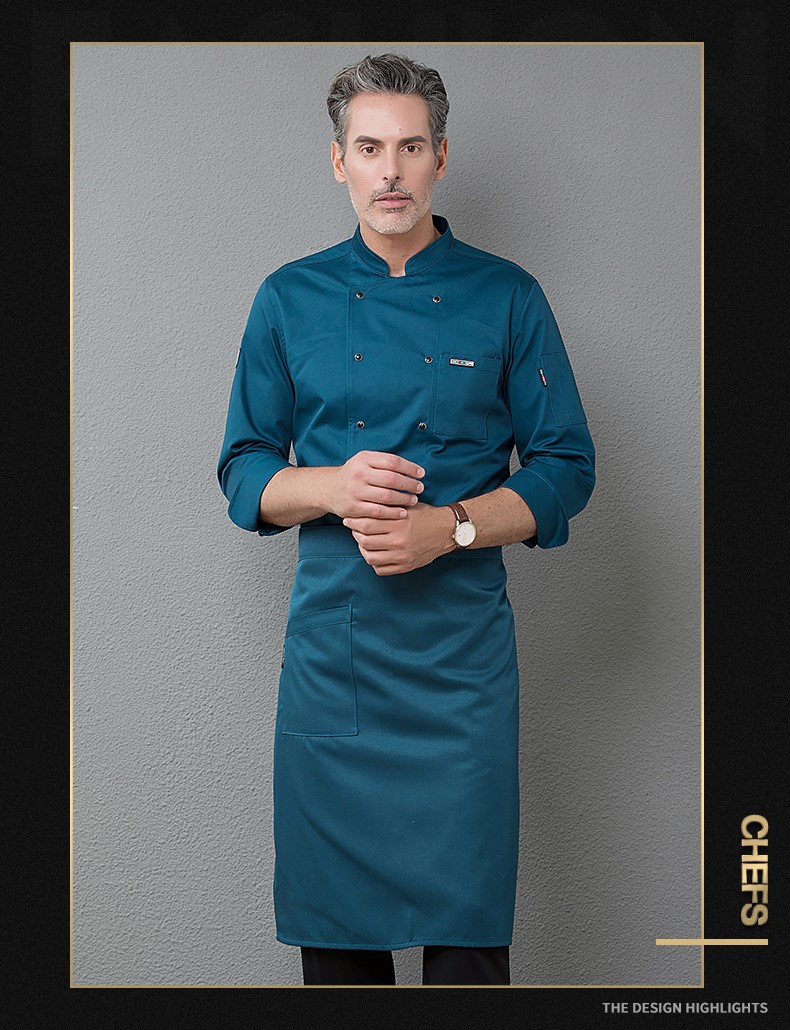 廚師工作服男長(cháng)袖定制logo印字秋冬廚師服加肥加大xxxxxl超大大碼(圖19)