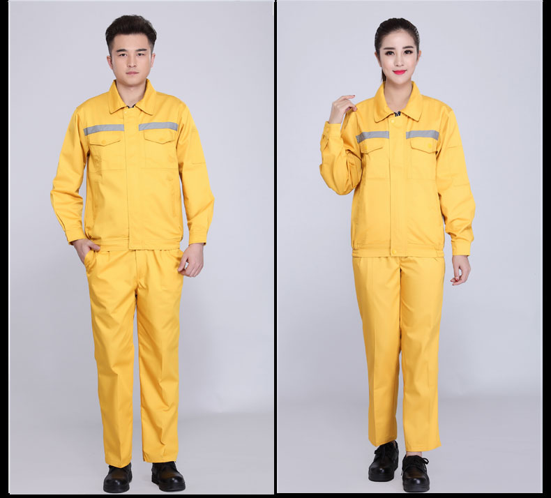 園林綠化工作服套裝男士春秋反光條環(huán)衛服工程服定制反光條勞保服(圖25)