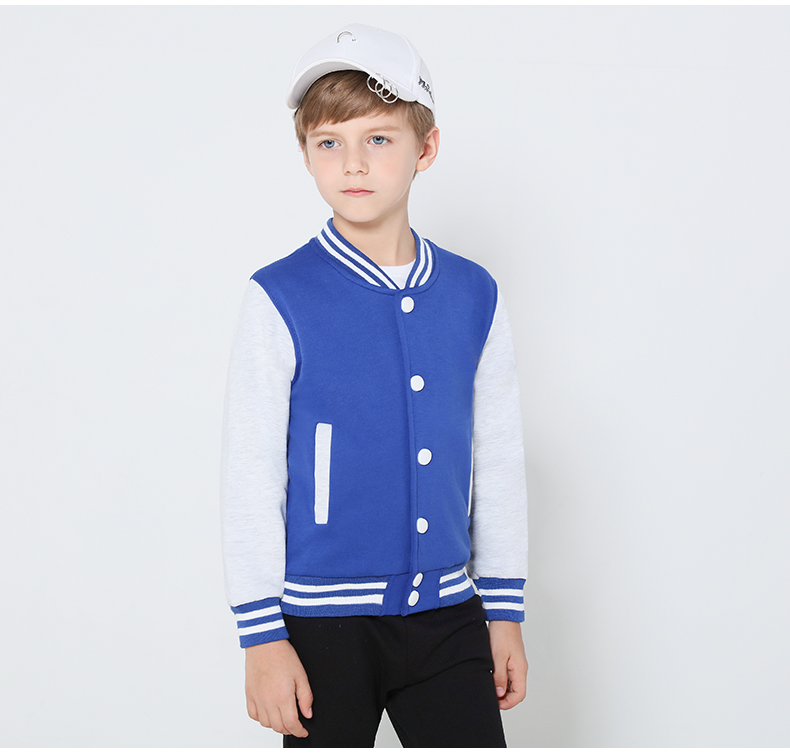 學(xué)生班服衛衣印字LOGO定制幼兒園團體服兒童外套棒球服會(huì )服訂制(圖10)