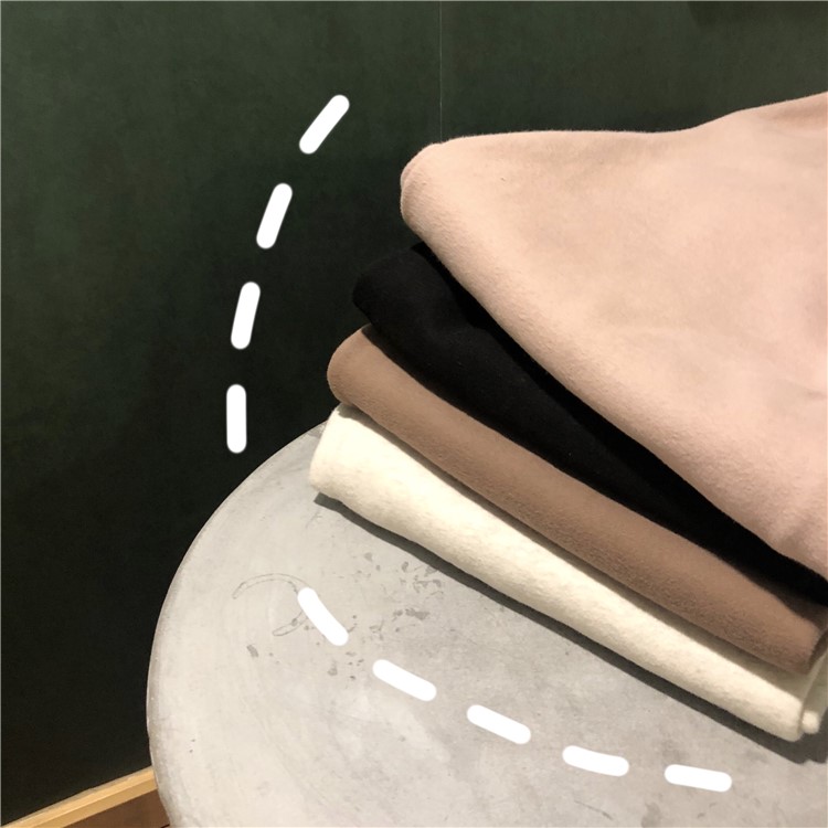 衛褲女秋冬韓版chic高腰顯瘦寬松加厚加絨復古港味ins束腳休閑褲(圖11)