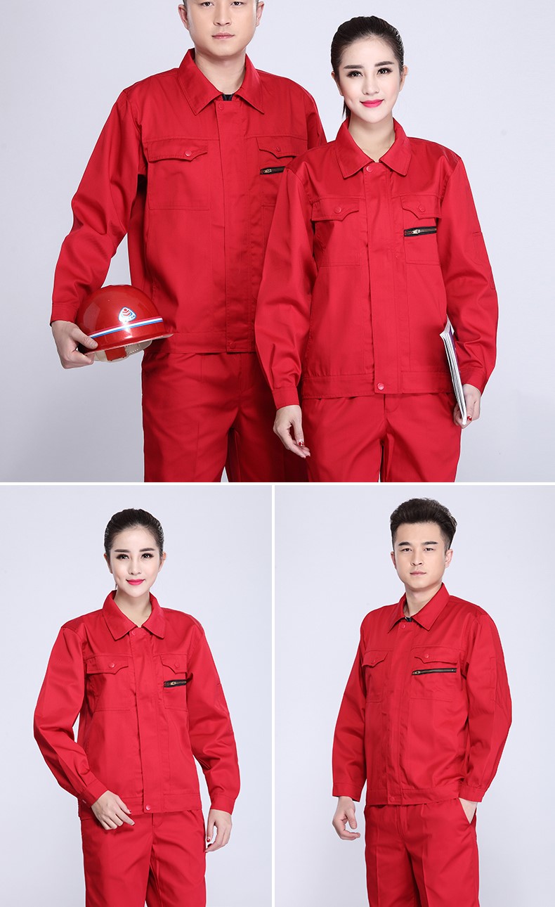 春秋長(cháng)袖防靜電工作服套裝男耐磨電工勞保服電子廠(chǎng)工廠(chǎng)車(chē)間加油站(圖9)