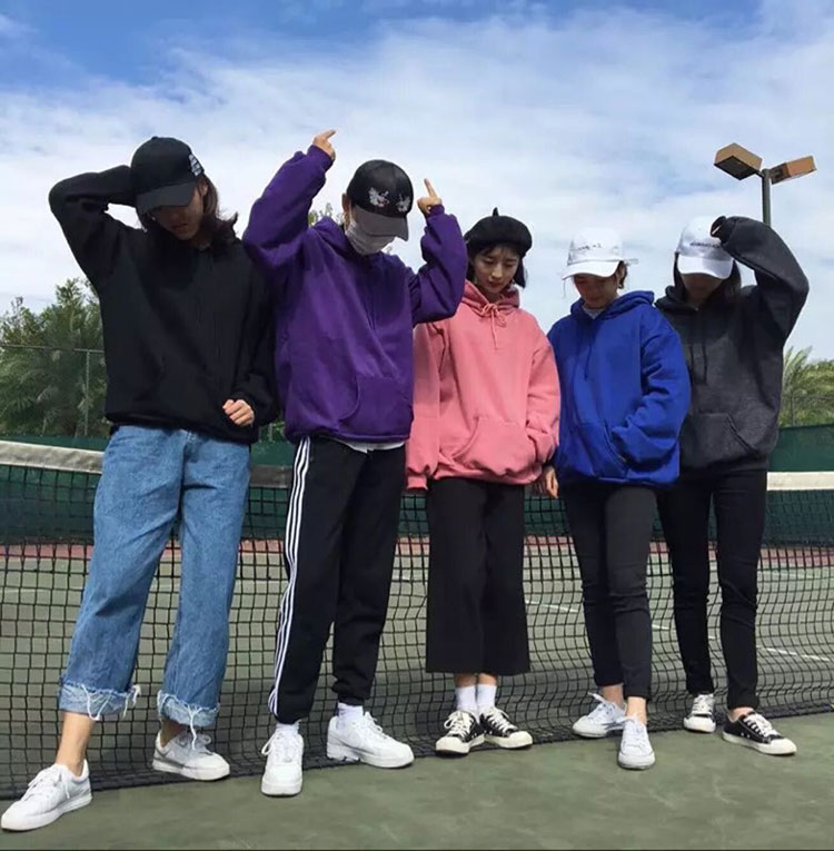 班服定制衛衣外套連帽衫同學(xué)聚會(huì )衣服棒球服工作服定做diy印LOGO(圖2)