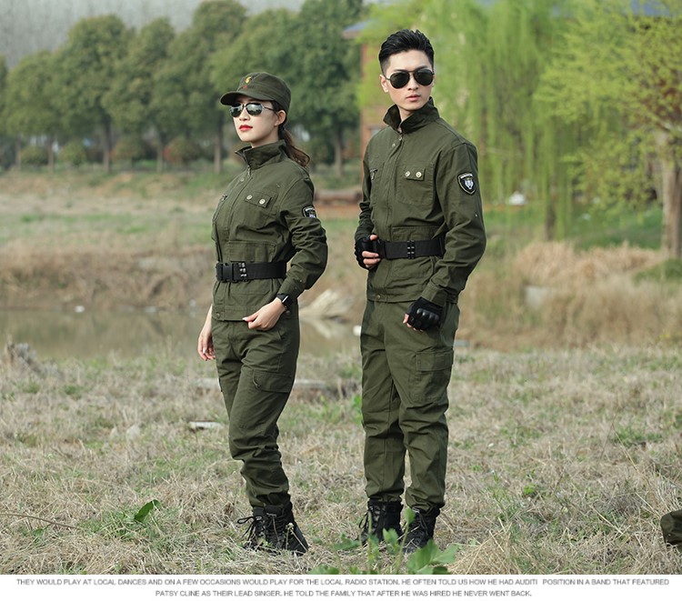 戶(hù)外迷彩服軍裝套裝男特種兵作戰服純棉耐磨作訓服春秋工作服(圖13)
