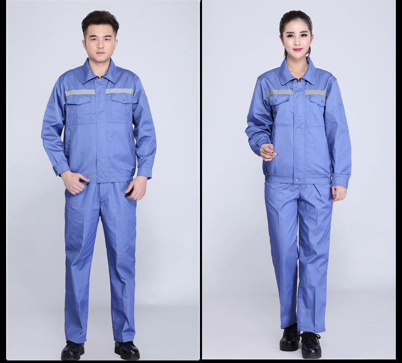 園林綠化工作服套裝男士春秋反光條環(huán)衛服工程服定制反光條勞保服(圖23)