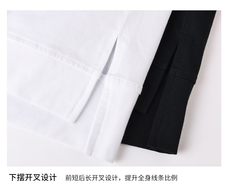 七分袖男韓版潮流 學(xué)生寬松bf風(fēng)中袖t恤青年肥仔個(gè)性大碼夏季短袖(圖16)