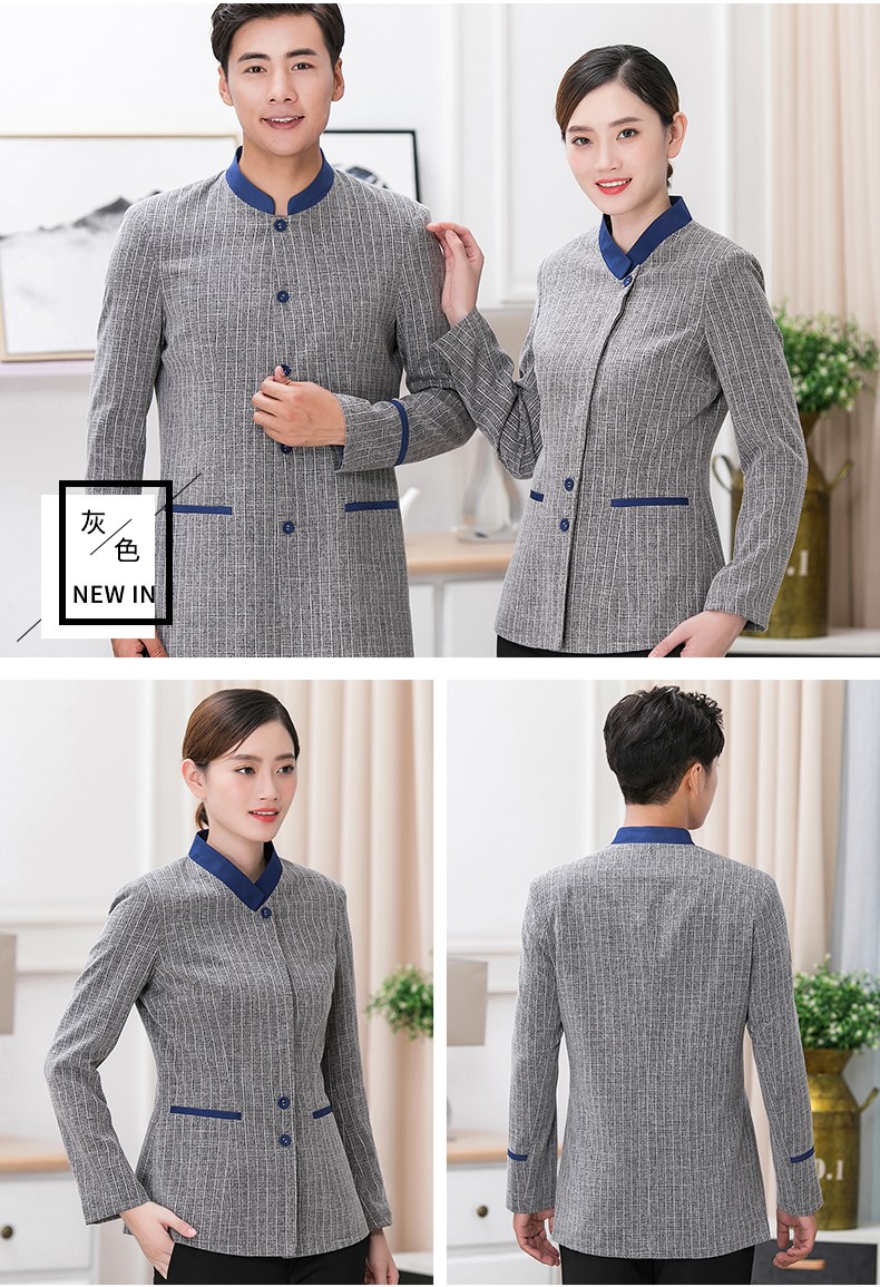 廚師服秋冬款男女后廚餐飲烘焙蛋糕店廚房廚師工作服長(cháng)袖秋冬裝(圖11)