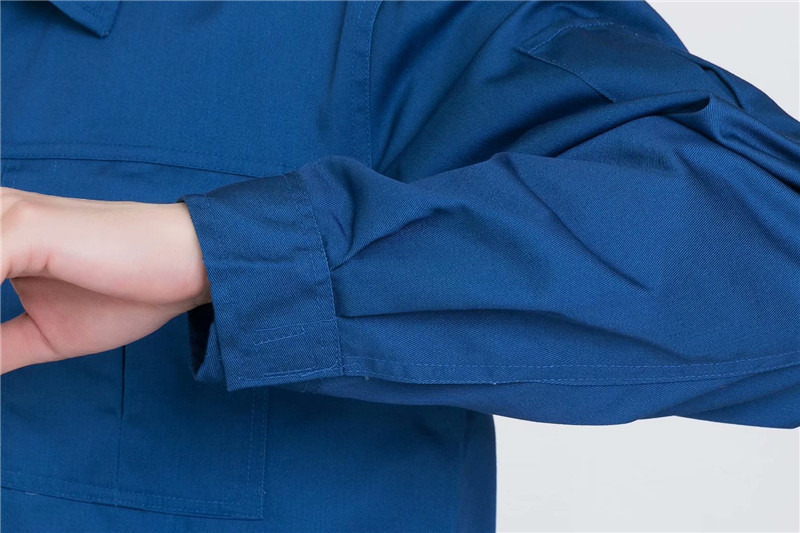 長(cháng)袖工作服套裝男定制印字團購春秋工裝車(chē)間廠(chǎng)服耐磨汽修服勞(圖8)