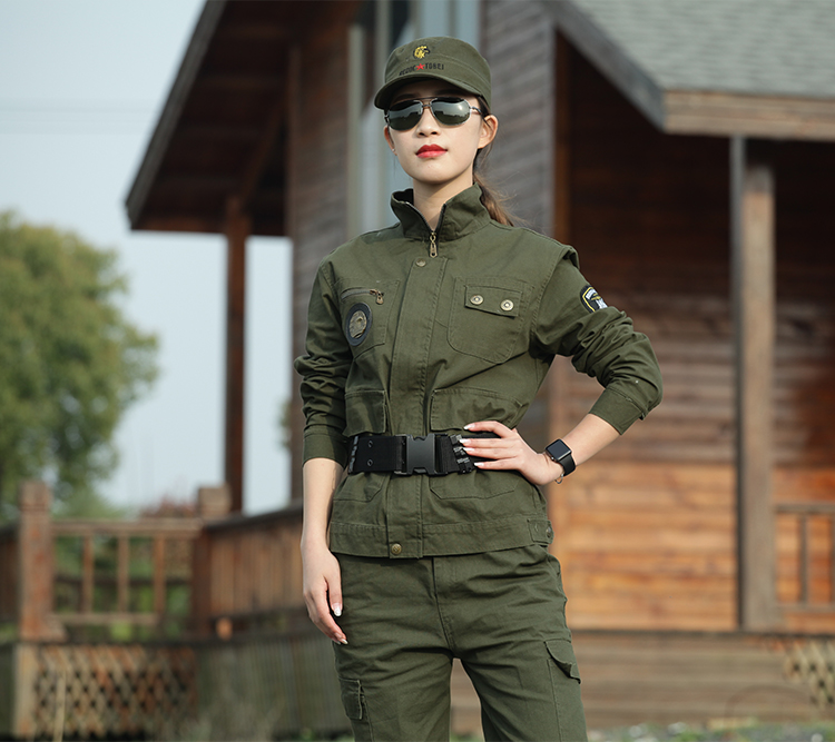 戶(hù)外迷彩服軍裝套裝男特種兵作戰服純棉耐磨作訓服春秋工作服(圖15)