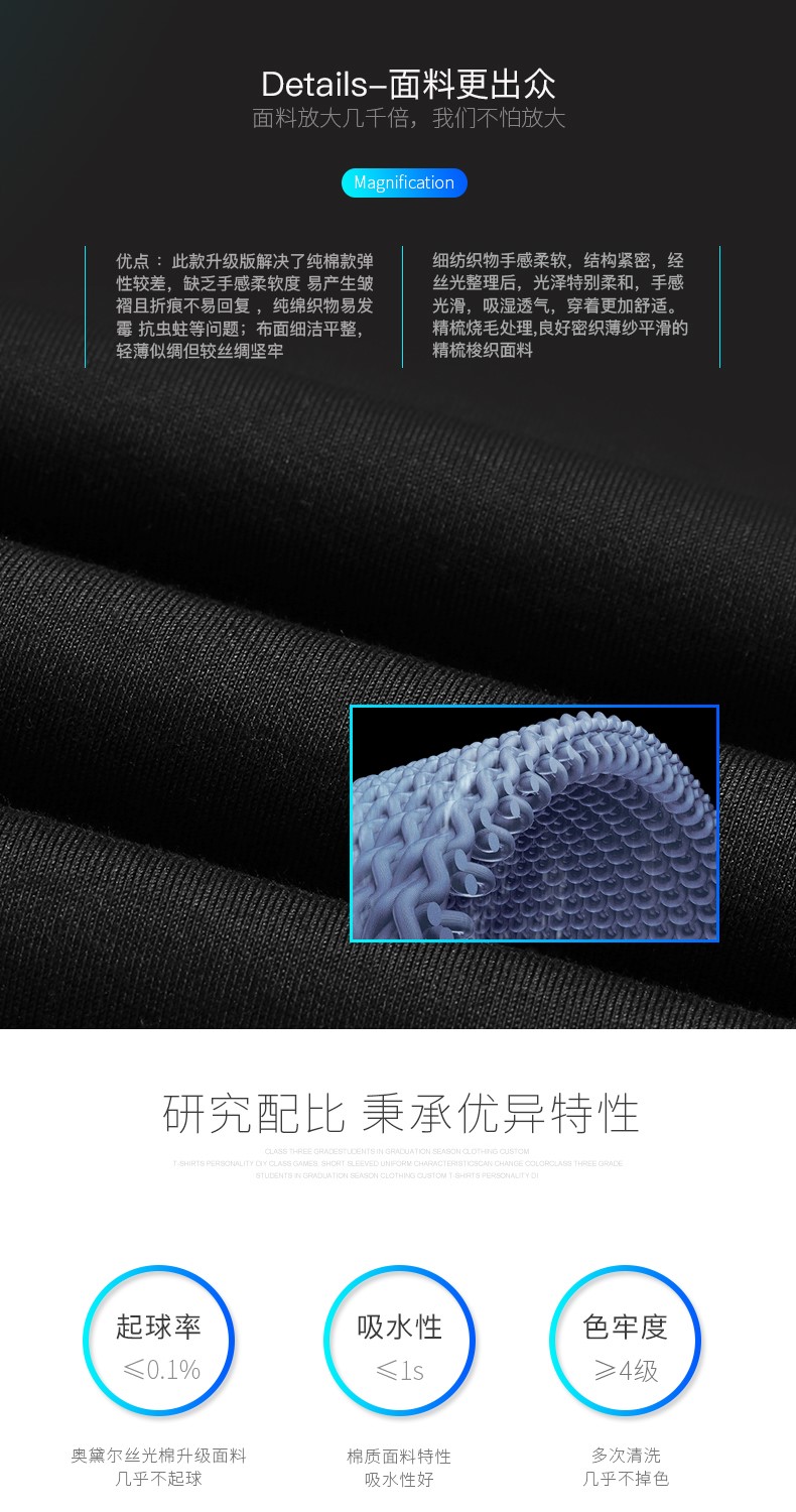 班服定制t恤學(xué)生文化衫廣告衫定做diy衣服印字logo短袖工作服定做(圖8)