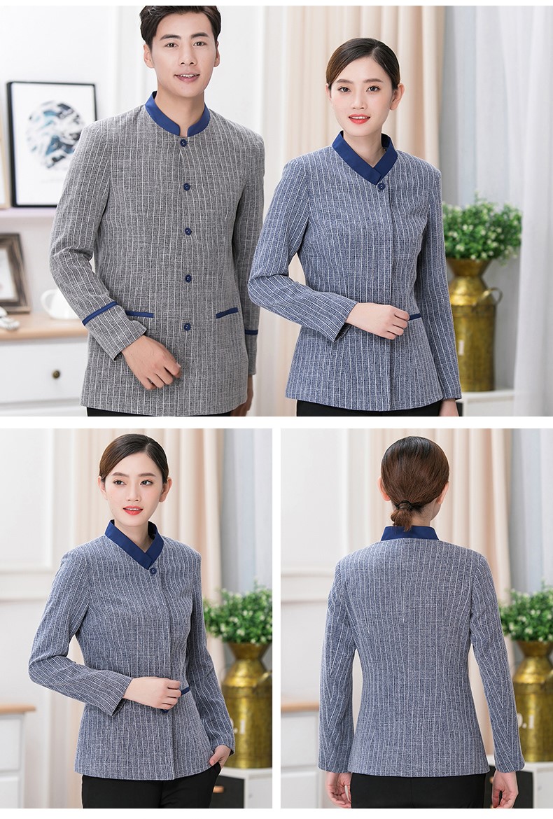 廚師服秋冬款男女后廚餐飲烘焙蛋糕店廚房廚師工作服長(cháng)袖秋冬裝(圖10)