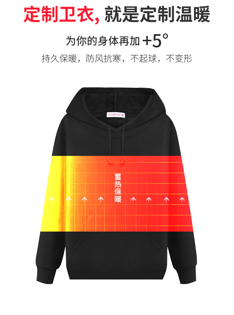 同學(xué)聚會(huì )班服衛衣定制印logo團體訂做diy套頭連帽工作服外套印字(圖10)