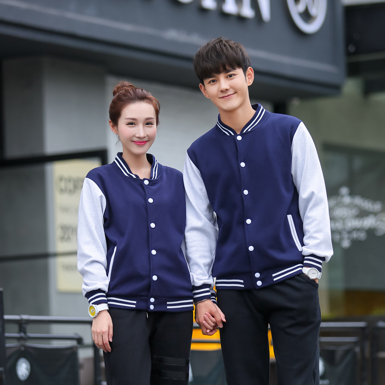 衛衣定制logo加絨外套工作服棒球服企業(yè)訓練服秋冬季團體同學(xué)聚會(huì )(圖7)