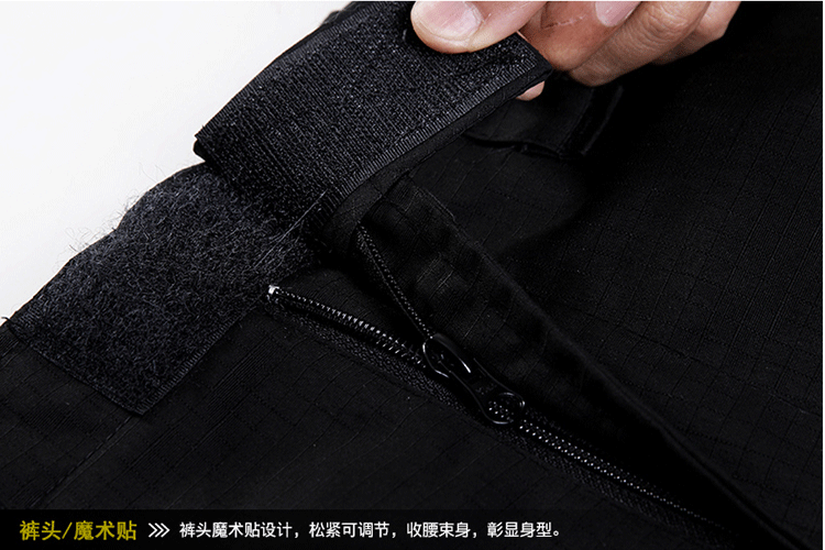 黑色短袖蛙服套裝特種兵作訓服夏裝戶(hù)外軍迷真人CS訓練作戰服(圖18)